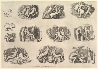 Speculum Romanae Magnificentiae: Temas después de la Antigüedad de Unbekannt
