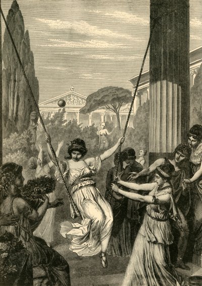 Deportes de chicas griegas, 1890 de Unbekannt