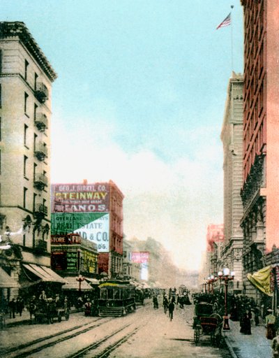 Spring Street, Los Ángeles, California, EE.UU. de Unbekannt