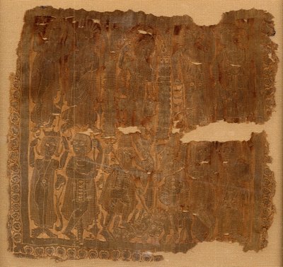 Cuadrado con escenas clásicas, bizantino, 300-600 de Unbekannt