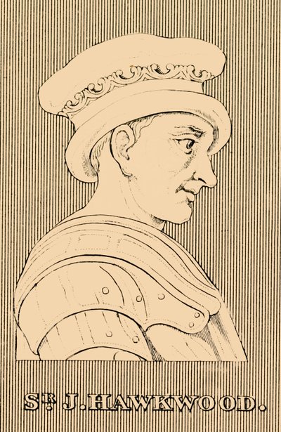 Sr. J, Hawkwood, c1323-1394, 1830 de Unbekannt