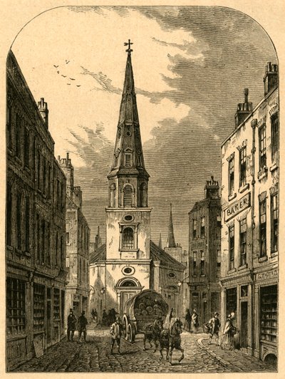 Iglesia de St. Antholins, Watling Street 1868, 1897 de Unbekannt