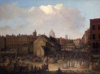Feria de San Bartolomé, Smithfield, c1737-c1743 de Unbekannt