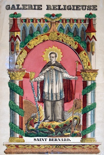 San Bernardo de Claraval, siglo XIX de Unbekannt