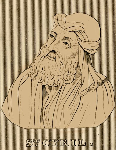 San Cirilo, c. 376-444, 1830 de Unbekannt