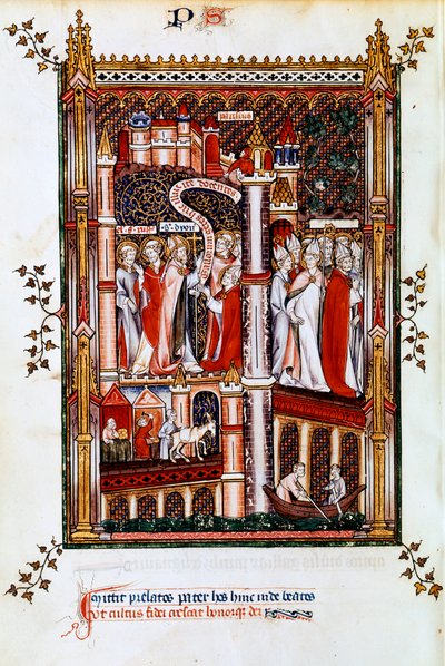 San Denis envía misioneros, 1317 de Unbekannt