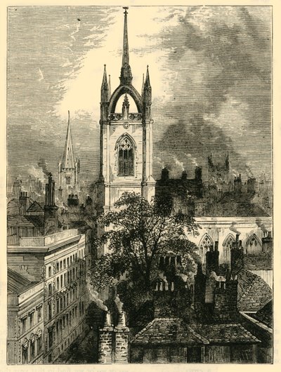 San Dunstans-in-the-East, c1872 de Unbekannt