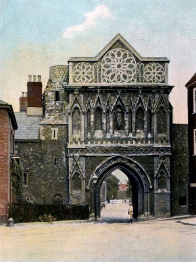 Puerta de San Ethelbert, Norwich, Norfolk, principios del siglo XX de Unbekannt