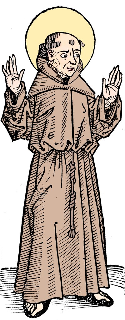 San Francisco de Asís, sacerdote italiano y fundador de la orden franciscana, 1493 de Unbekannt