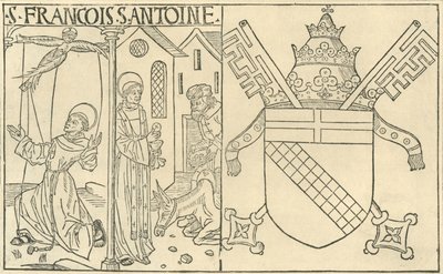 San Francisco de Asís y San Antonio de Padua, 1915 de Unbekannt