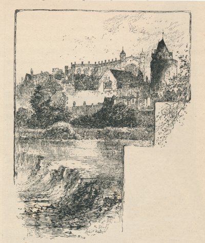 Capilla de San Jorge desde el Río, 1895 de Unbekannt