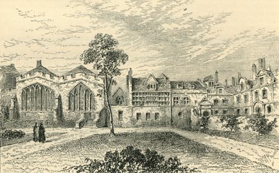 Priorato de St. Helens y Leathersellers Hall, c1799, c1872 de Unbekannt