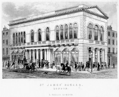 Bazar de St James, Westminster, Londres de Unbekannt