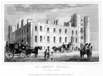Palacio de St James, Pall Mall, Westminster, Londres de Unbekannt