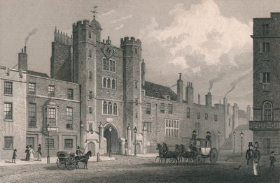Palacio de St. James, Pall Mall, siglo XIX de Unbekannt