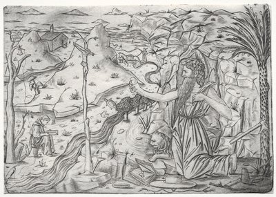 San Jerónimo en penitencia, c. 1480-1500 de Unbekannt