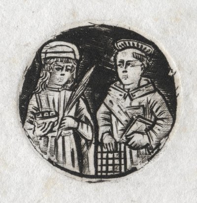 San Lorenzo y Santa Lucía, c. 1487 de Unbekannt
