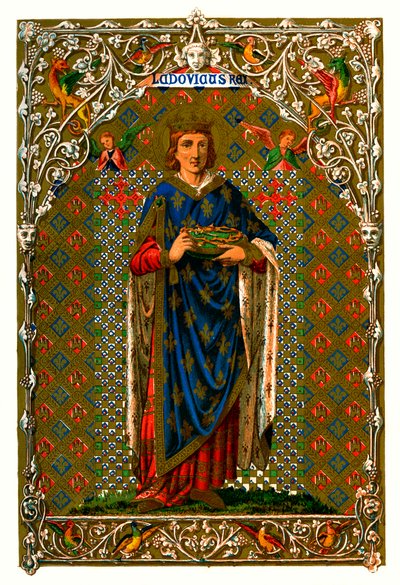 San Luis Luis IX, Rey de Francia, 1886 de Unbekannt