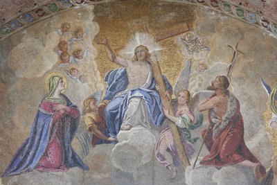 Fresco de la resurrección en la basílica de San Marcos, Venecia, Italia de Unbekannt