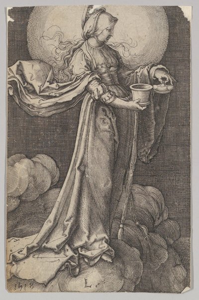 Santa María Magdalena en las Nubes (copia inversa) de Unbekannt
