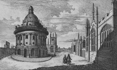 Iglesia de Santa María y Biblioteca Radcliffe en Oxford, siglo XVIII de Unbekannt