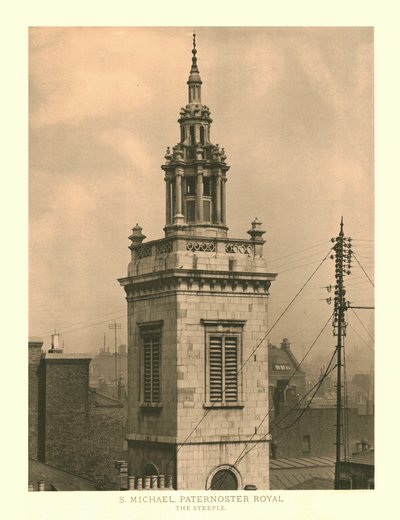 San Miguel, Paternoster Royal, El Campanario, mediados-finales del siglo XIX de Unbekannt