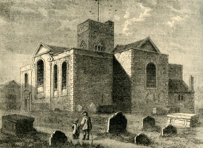 Iglesia de San Nicolás, Deptford, c.1878 de Unbekannt
