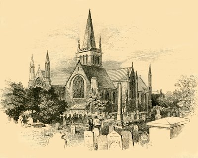 Iglesia de San Nicolás: El exterior, 1898 de Unbekannt