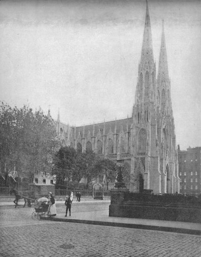 Catedral de San Patricio, Ciudad de Nueva York, c1897 de Unbekannt