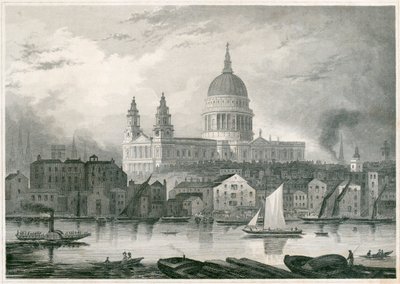 Catedral de San Pablo, Ciudad de Londres, 1850 de Unbekannt