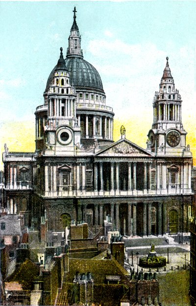 Catedral de San Pablo, Londres, siglo XX de Unbekannt