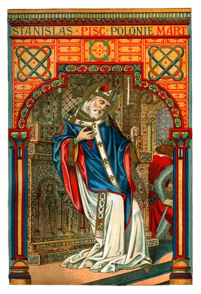 San Estanislao, obispo y mártir polaco del siglo XI, 1886 de Unbekannt