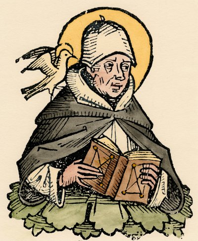 Santo Tomás de Aquino, filósofo y teólogo italiano del siglo XIII de Unbekannt