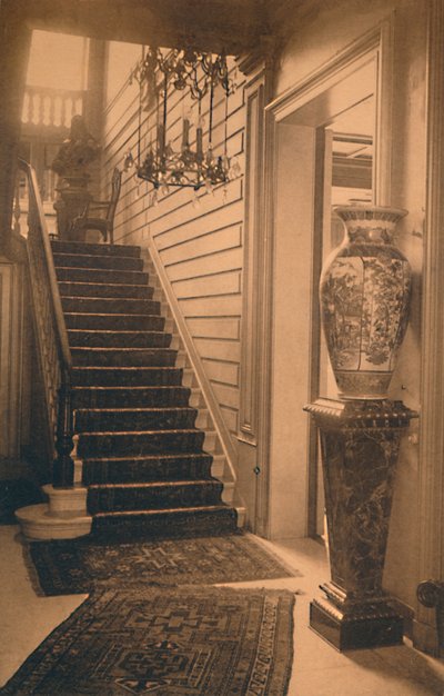 Escalera en la Embajada de Cuba en Bruselas, Bélgica, 1927 de Unbekannt