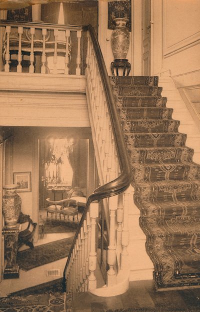 Escalera en la Embajada de Cuba en Bruselas, Bélgica, 1927 de Unbekannt