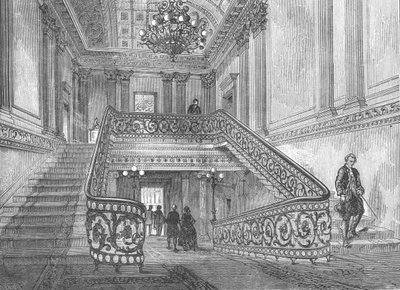 Escalera en Northumberland House, 1897 de Unbekannt