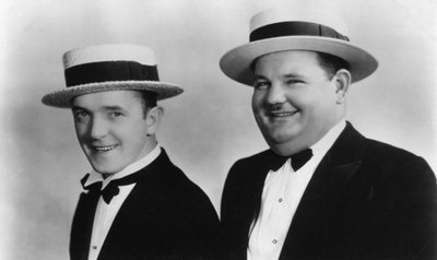 Stan Laurel 1890-1965 y Oliver Hardy 1892-1957, siglo XX de Unbekannt