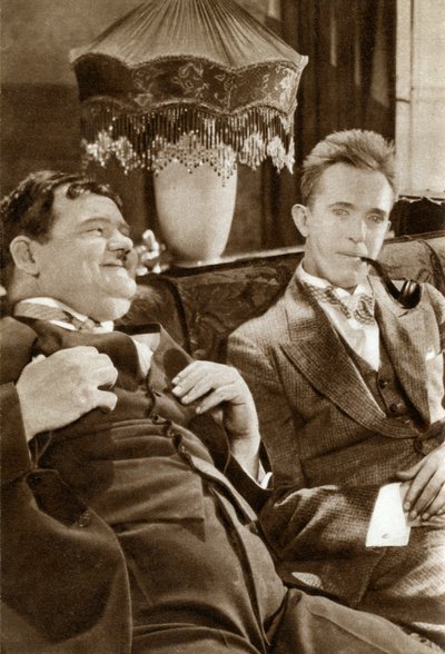 Stan Laurel y Oliver Hardy, dúo de comedia estadounidense de Unbekannt