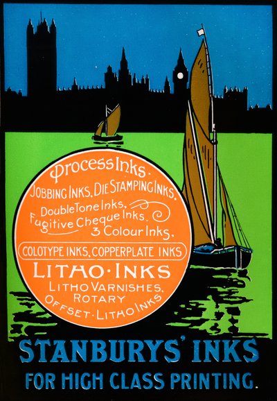 Tintas Stanburys para impresión de alta calidad, 1917 de Unbekannt