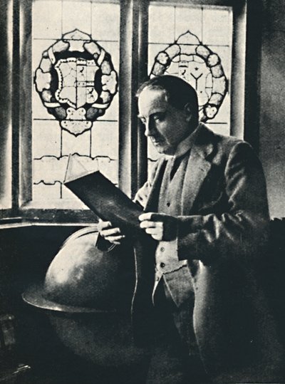 Stanley Baldwin en la galería de Chequers de Unbekannt
