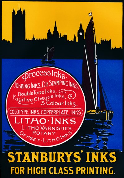 Tintas Stansbury para pintura de alta clase, 1910 de Unbekannt