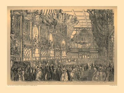 Baile de Estado en el Guildhall, 1851, 1886 de Unbekannt