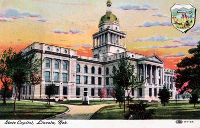 Capitolio del Estado, Lincoln, Nebraska, 1919 de Unbekannt