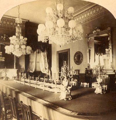 Comedor de Estado, Mansión del Presidente, Washington, D.C., EE.UU., c1900 de Unbekannt