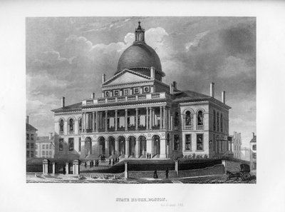 Casa del Estado, Boston, Massachusetts, 1855 de Unbekannt