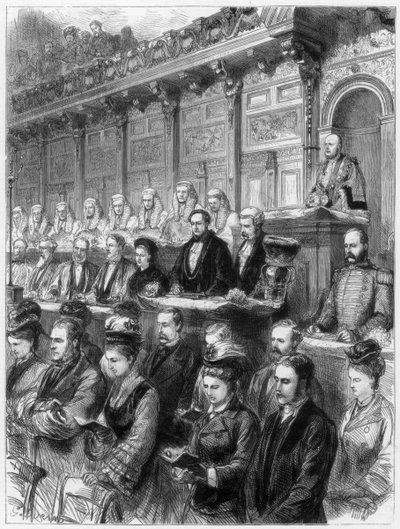 Visita de estado de los jueces a la Catedral de San Pablo, 1875 de Unbekannt