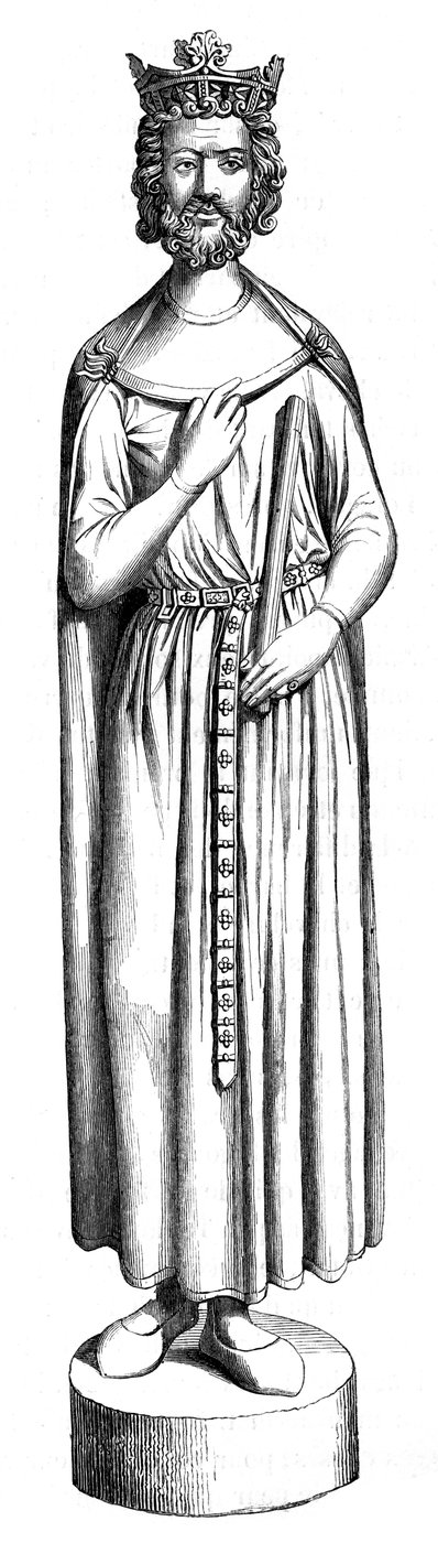 Estatua de Childeberto, siglo XIII 1849 de Unbekannt