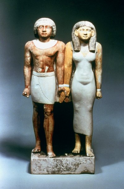 Estatua de Pareja Egipcia, 5ª Dinastía de Unbekannt