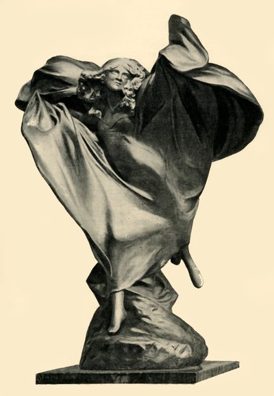Estatua de Loïe Fuller por Théodore Rivière, c1890s, 1903 de Unbekannt