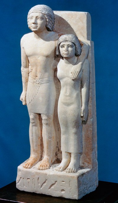 Estatua de Memi y Sabu de Unbekannt